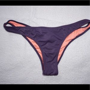 PINK Victoria's Secret Itsy Purple Bikini Botton S